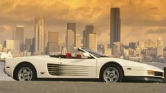 Cars low-angle shot Ferrari Testarossa Ferrari Testarossa 512TR