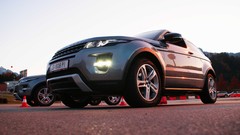 Cars low-angle shot Range Rover Evoque