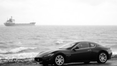 Cars Maserati Italian monochrome
