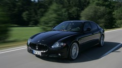 Cars Maserati Quattroporte vehicles black cars
