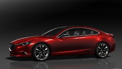 Cars Mazda vehicles concept art red cars Mazda Takeri