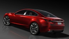 Cars Mazda vehicles concept art red cars Mazda Takeri
