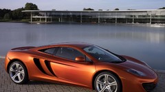 Cars mclaren mp4-12c orange cars