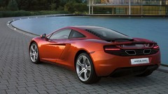 Cars mclaren mp4-12c rear view cars