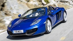 Cars McLaren mp4-12c spider blue cars