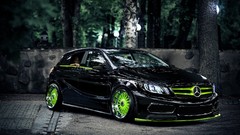 Cars Mercedes-Benz A-Class front angle view