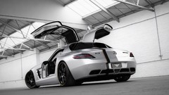 Cars Mercedes-Benz amg mercedes-benz sls amg low-angle shot