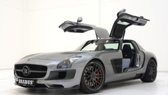 Cars Mercedes-Benz brabus open doors Mercedes-Benz SLS AMG 