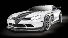 Cars Mercedes-Benz hamann white cars Mercedes SLR