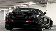 Cars Mercedes-Benz vehicles black cars Mercedes-Benz SLR McLaren
