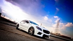 Cars Mercedes-Benz white cars Mercedes-Benz CLS-Class
