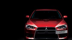 Cars Mitsubishi front view Mitsubishi Lancer Evolution X 