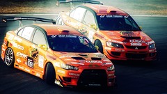 Cars Mitsubishi Lancer Evolution drifting cars