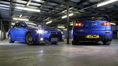 Cars Mitsubishi Mitsubishi Lancer Evolution X blue cars