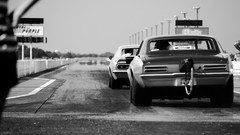 Cars monochrome Drag Race