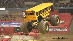 Cars monster truck monster jam school bus
