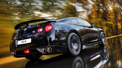 Cars motion blur Nissan R35 GT-R