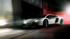 Cars motion Lamborghini-Aventador