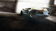 Cars motion Lamborghini-Aventador