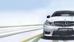Cars multiscreen Mercedes-Benz C63 AMG