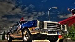 Cars muscle cars low-angle shot