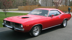 Cars muscle cars red
