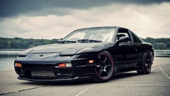 Cars Nissan 180SX black cars