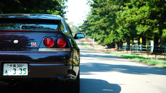 Cars Nissan back view