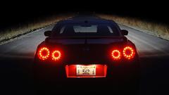 Cars Nissan back view