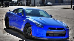 Cars Nissan blue cars