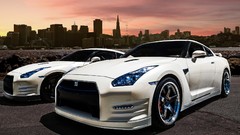 Cars Nissan nissan gtr nissan gt-r white cars