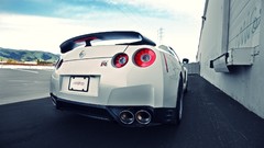 Cars Nissan roads automobile vehicles nissan gtr Nissan Skyline 
