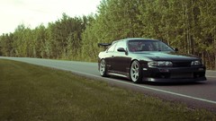 Cars Nissan roads forests JDM Japanese domestic market