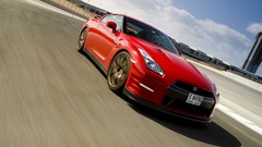 Cars Nissan vehicles nissan gtr motion blur nissan gt-r Nissan 