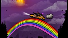 Cars paintings psychedelic drawings ride rainbows digital art 