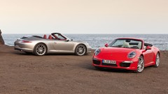Cars Porsche convertible vehicles red cars silver cars
