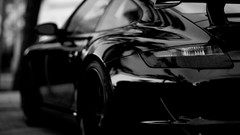 Cars Porsche grayscale
