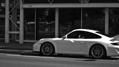 Cars Porsche grayscale