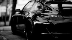 Cars Porsche monochrome Porsche GT2