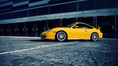Cars Porsche porsche 911 gt3 artwork yellow cars