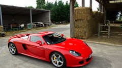 Cars Porsche red cars Porsche Carrera GT
