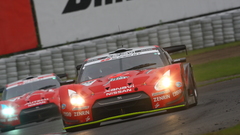 Cars racing Nissan GT-R