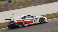 Cars racing Nissan GT-R
