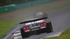 Cars racing Nissan GT-R