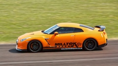 Cars racing Nissan GT-R