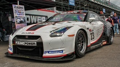 Cars racing Nissan GT-R