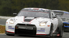 Cars racing Nissan GT-R