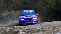 Cars rally Mitsubishi Lancer Evolution