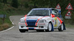 Cars rally Peugeot racing