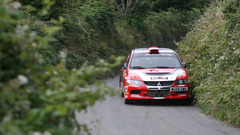 Cars rally racing Mitsubishi